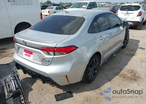 2023 Toyota Corolla Hybrid Se from USA, damaged, VIN JTDBCMFE7P3006946